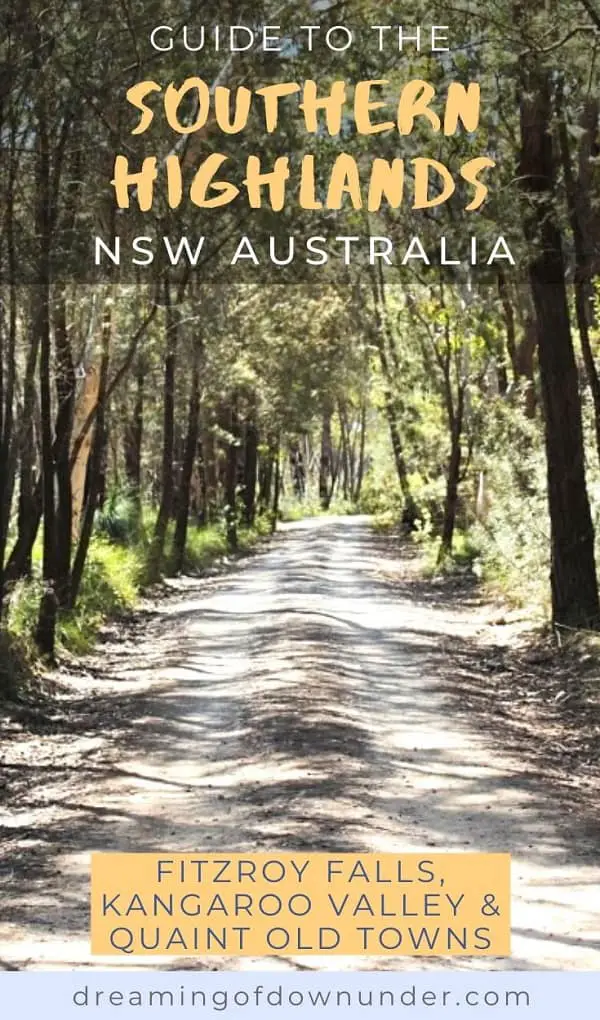 What to see and do in the Southern Highlands, NSW - a great day trip from Sydney. Includes quaint old towns such as Bowral, stunning waterfalls at Fitzroy Falls & the beautiful Kangaroo Valley.
