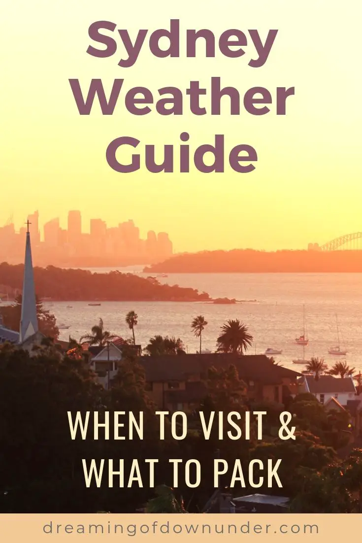 Find out what Sydney weather is really like, including packing lists for people moving to Australia or backpackers visiting Australia, best months to hike or visit Sydney beaches, and how to heat and cool your home if you're moving to Sydney.