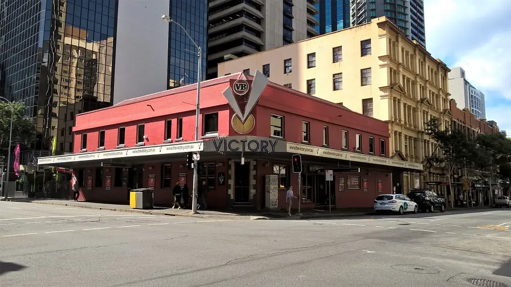 The Victory bar in Brisbane.