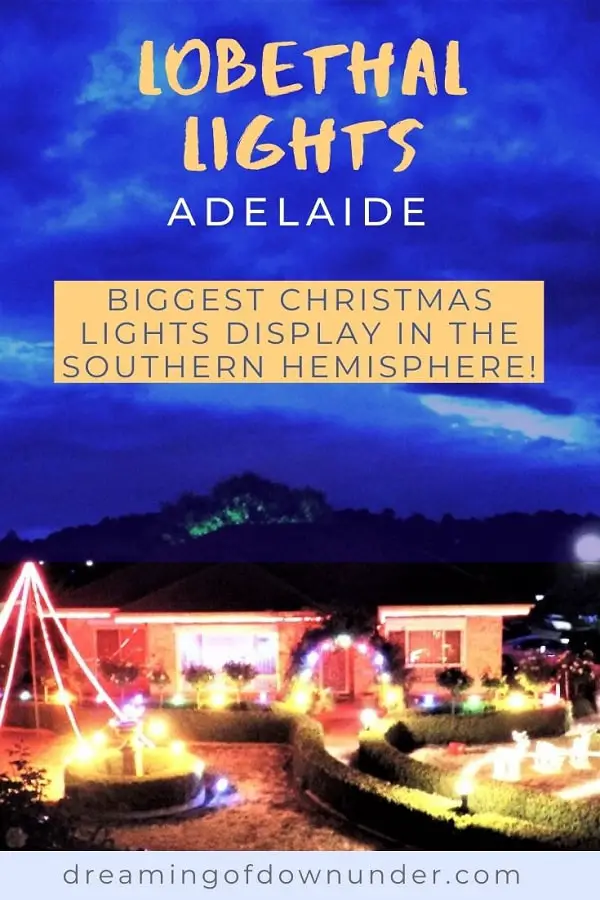 Enjoy the Christmas spirit of South Australia at the famous Lobethal Lights in the Adelaide Hills, the biggest community Christmas light display in the southern hemisphere. 