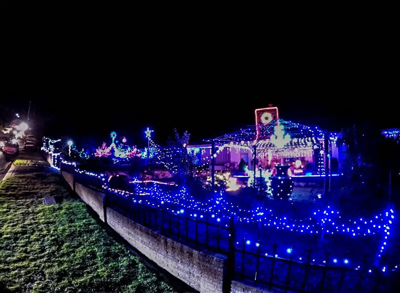 Best house to see at Lobethal Lights, Adelaide.