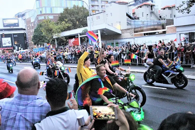 Dykes on Bikes opening Sydney Mardi Gras Festival.the parade and what to expect.