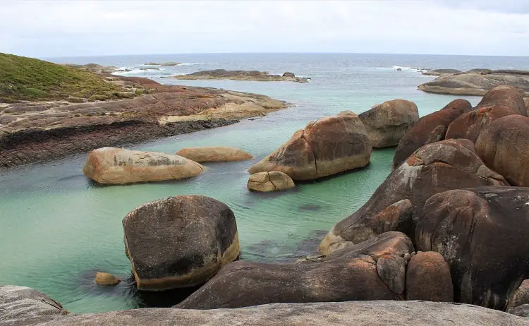 Visit the beautiful Greens Pool and Elephant Rocks in Denmark WA. Find out where to camp on a budget and where to get free Wi-Fi in this beautiful town on Western Australia's Rainbow Coast.
