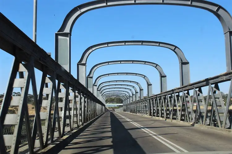 The bridge in Murray Bridge South Australia.