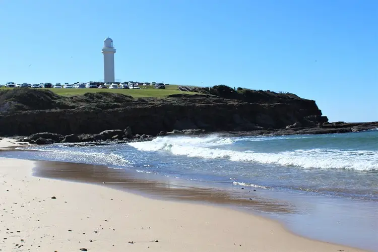 Wollongong Lighthouse on Flagstaff Hill.