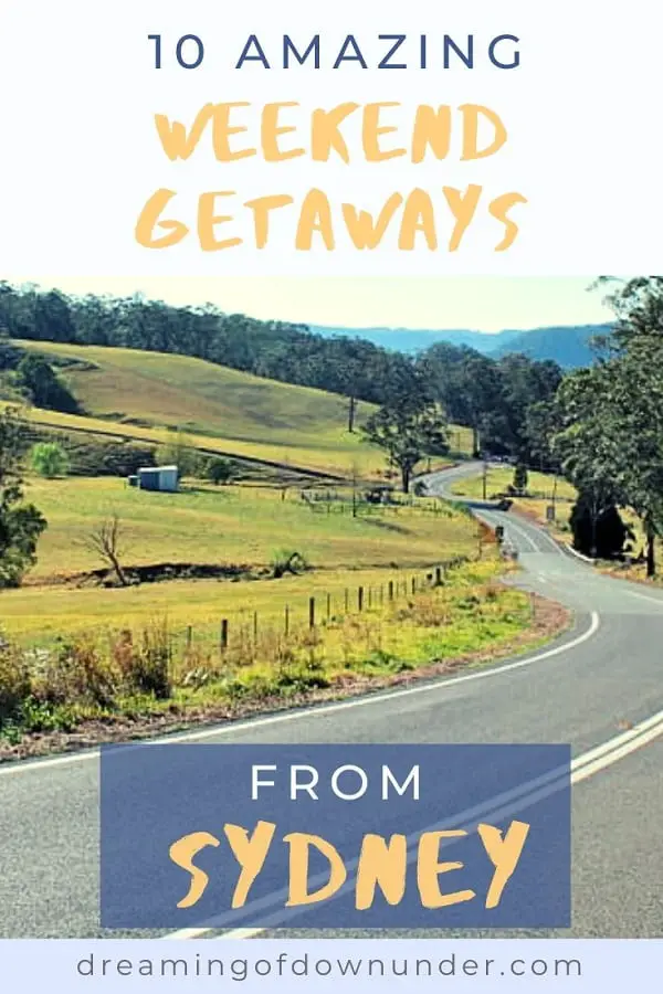Discover the best weekend getaways from Sydney, Australia, all based in NSW.