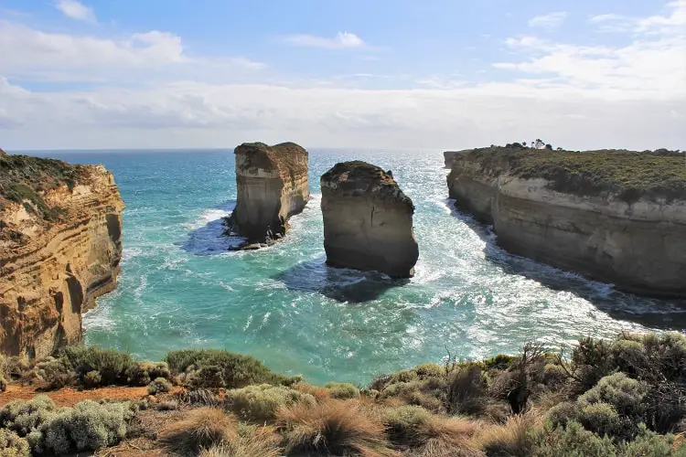 Island Archway formation in Australia.