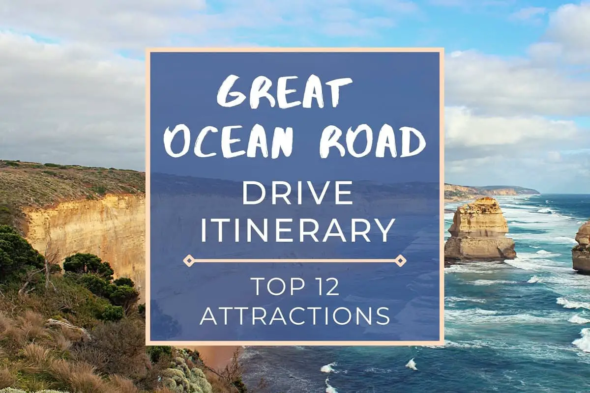 Plan your Great Ocean Road drive itinerary! This useful guide includes top attractions, such as the 12 Apostles, distances & accommodation.