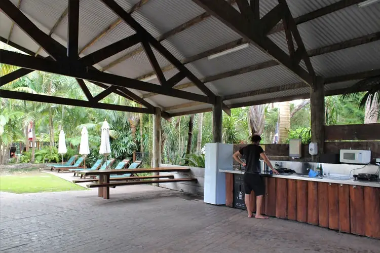Kitchen facilities at Big4 Sunshine Holiday Park, South West Rocks.