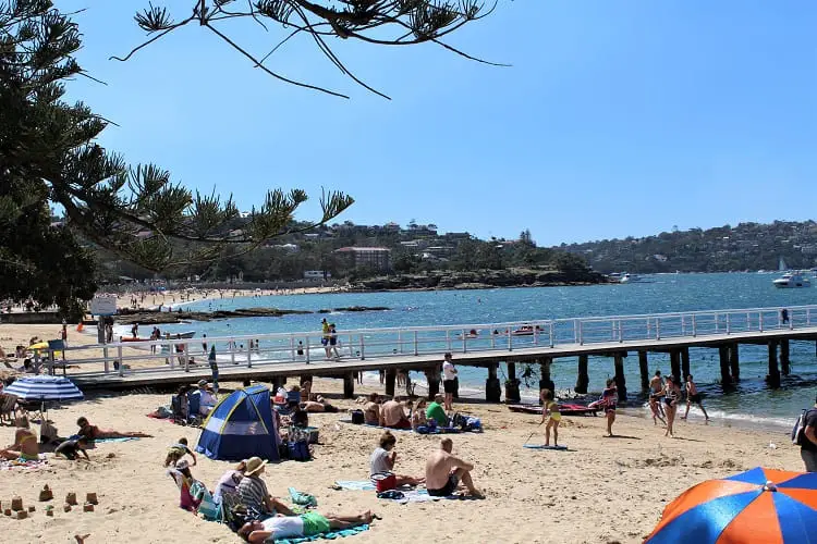 A summer's day at Balmoral Beach - living in Mosman.