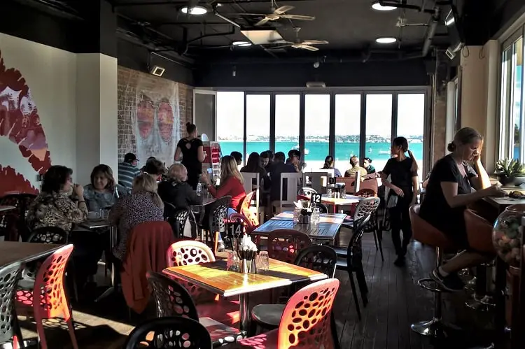 Beach cafe at Dolls Point near Brighton-le-Sands in Sydney.