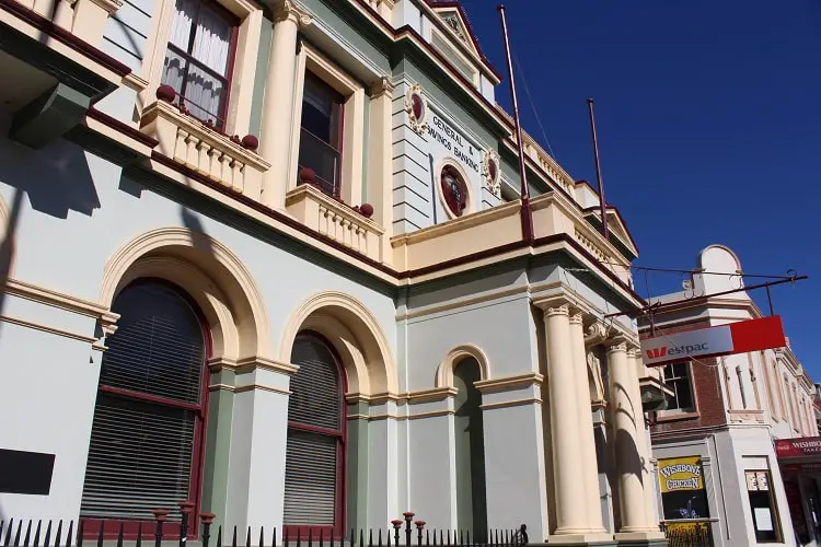 Westpac heritage building in Bathurst NSW.