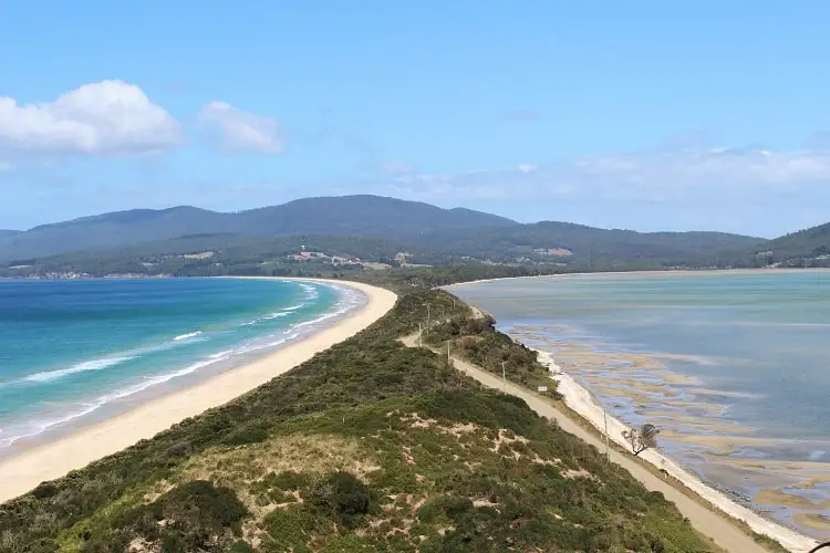 Amazing view from the Neck on Bruny Island.