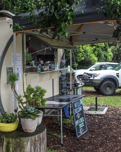 Coffee van in Seal Rocks, New South Wales.