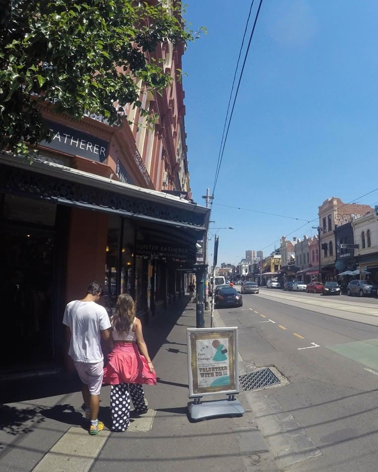 Suburban cafes in Melbourne.